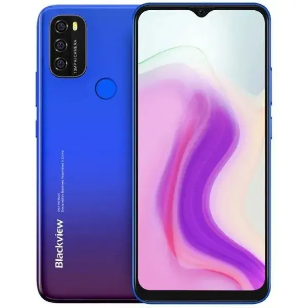 

Смартфон Blackview A70 3/32GB Twiliight Blue, Голубой