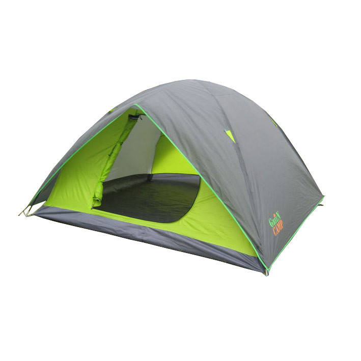 

Палатка четырехместная Green Camp 1018-4, Серый