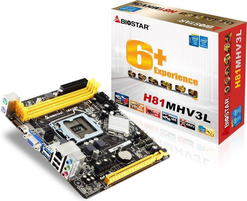 

Материнская плата Biostar H81MHV3