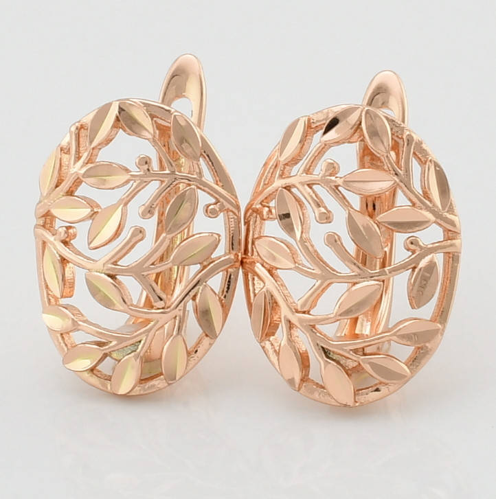 

Серьги 25750 размер 16х12 мм вес 2.5 г позолота РО