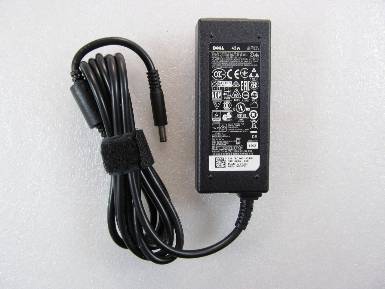 

Блок питания Dell 45W HA45NM140 19.5V, 2.31A, разъем 4.5/3.0(pin inside) [3-pin] ОРИГИНАЛЬНЫЙ