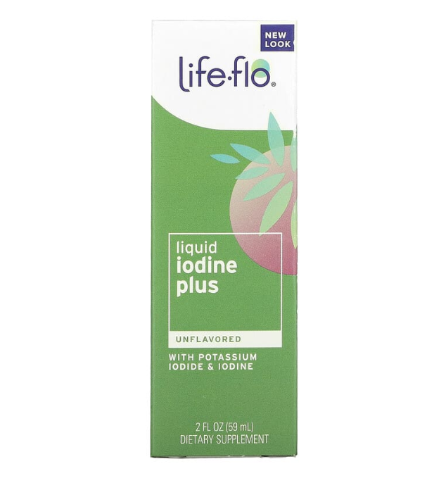 

Жидкий йод (йодид калия) "Liquid Iodine Plus" Life-flo, 150 мкг, 59 мл