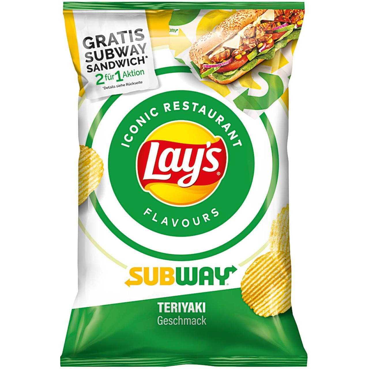 

Чипсы Lay's Лэйс Subway Teriyaki Сабвей Терияки 150г