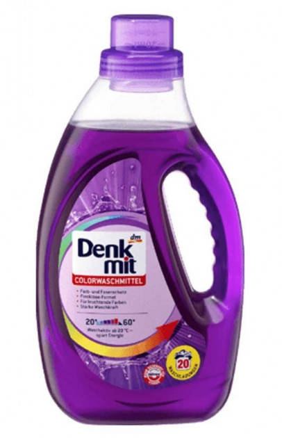 

Гель для стирки цветного белья Denkmit Colorwaschmittel 1,1 л