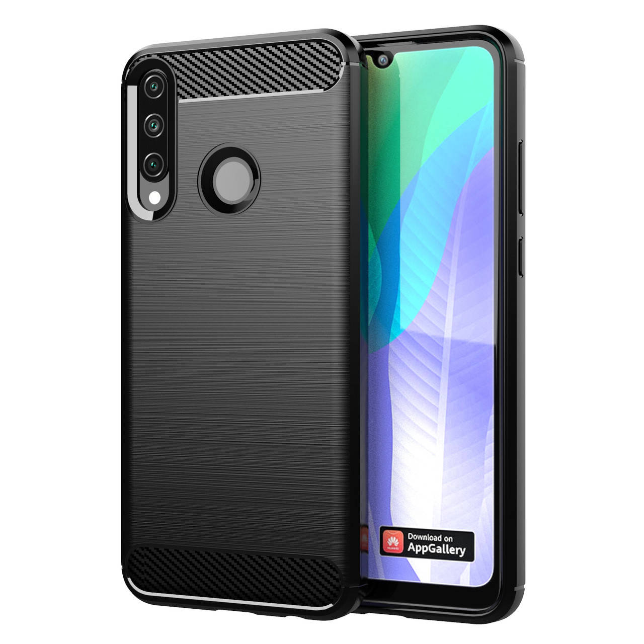 

TPU чехол накладка Urban для Huawei Y6p (4 цвета) черный