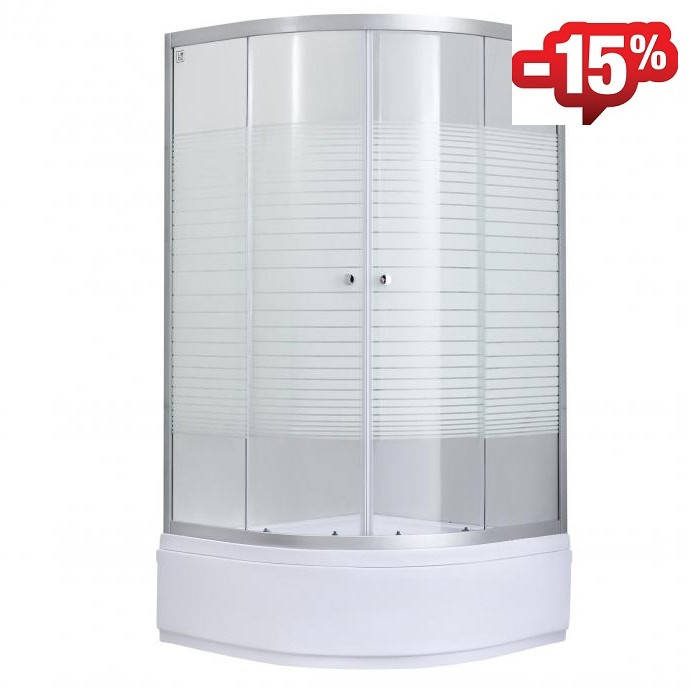 

Душевая кабина 900x900 высокий поддон Lidz WIEŻA