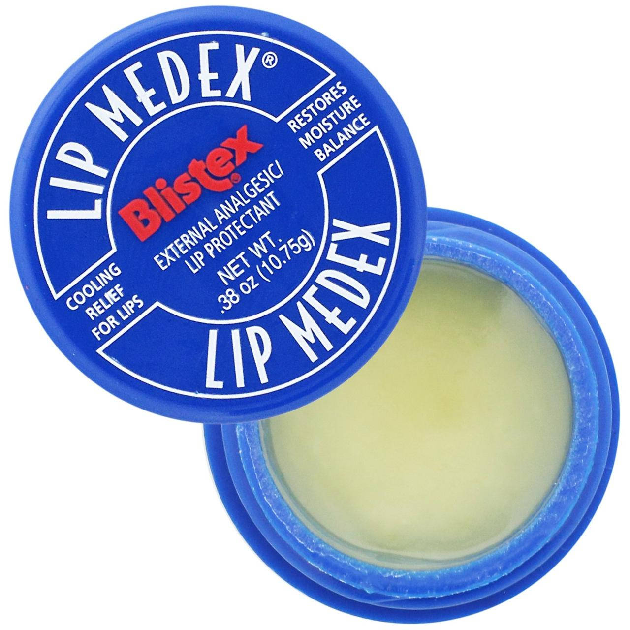 

Blistex, Lip Medex, наружное обезболивающее средство для защиты губ, 10,75 г (0,38 унции), официальный сайт,
