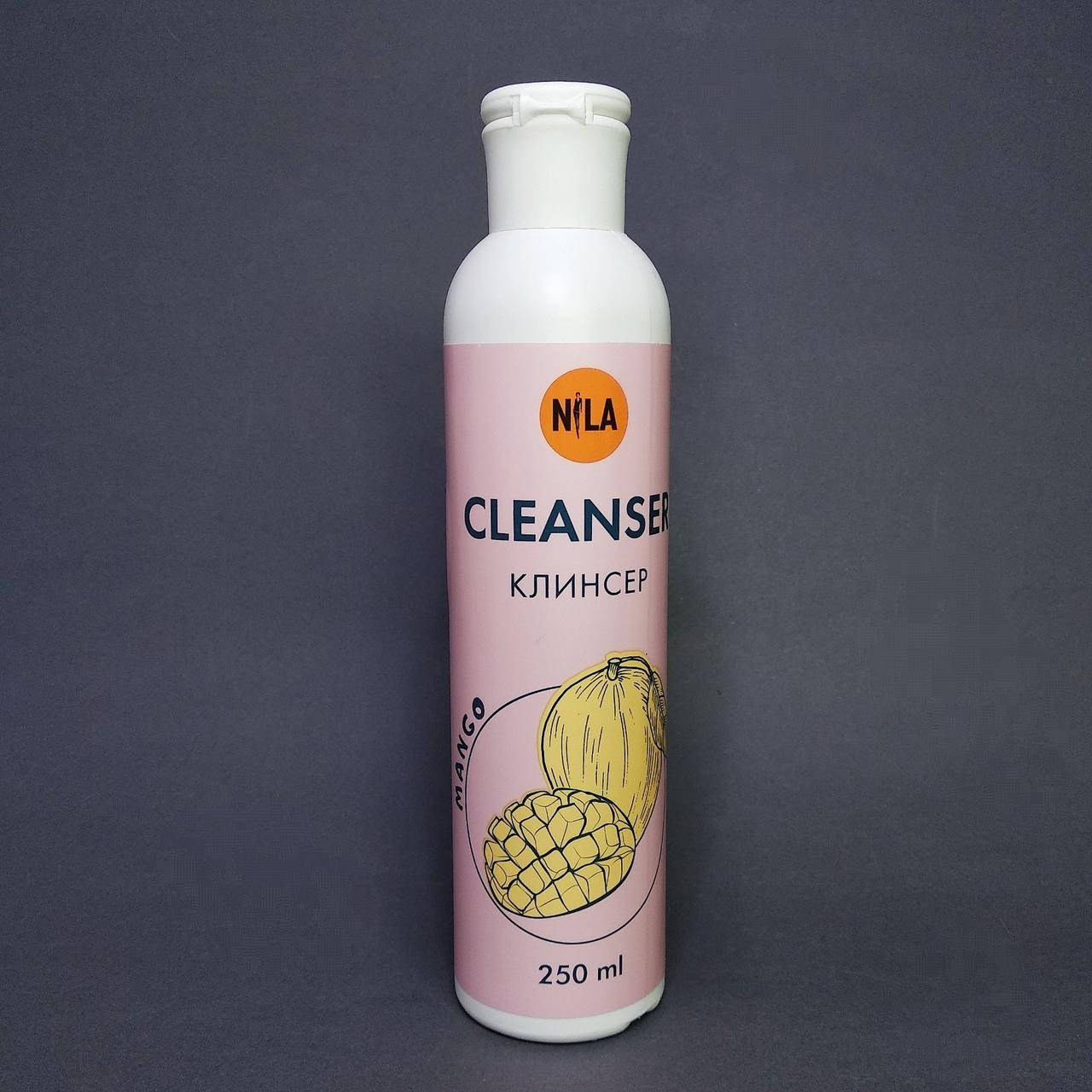 

Клинсер средство для снятия липкого слоя с ногтей Nila Cleanser 250 мл манго