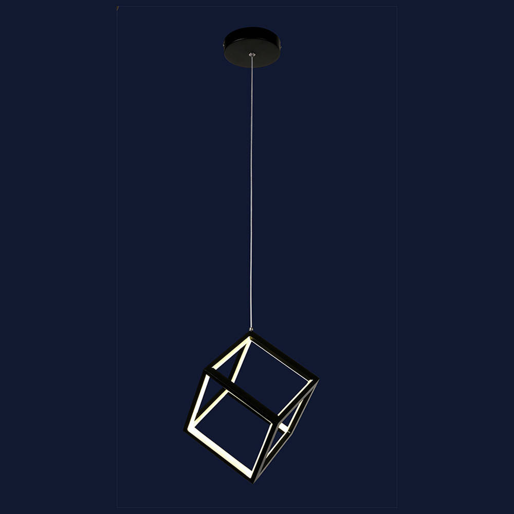 

Висячий подвесной светодиодный лед светильник цвет черный 28W Levistella&801L7252 BK