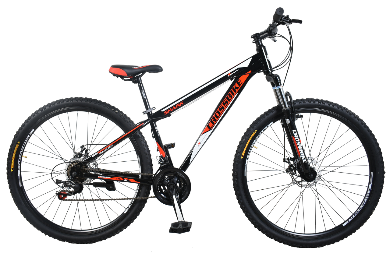 

Горный велосипед найнер Crossbike Shark 29 (2020) new, Черный