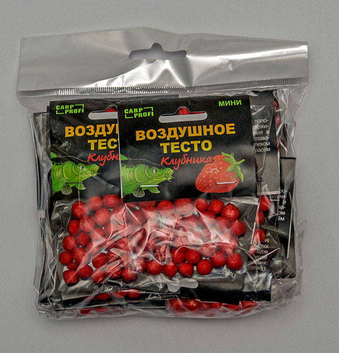 

Тесто Carp Profi Воздушное Клубника Мини
