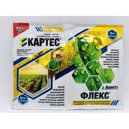 

Картес, 3+0,6 мл + Прилипач Флекс, 10 мл /Нiмеччина/