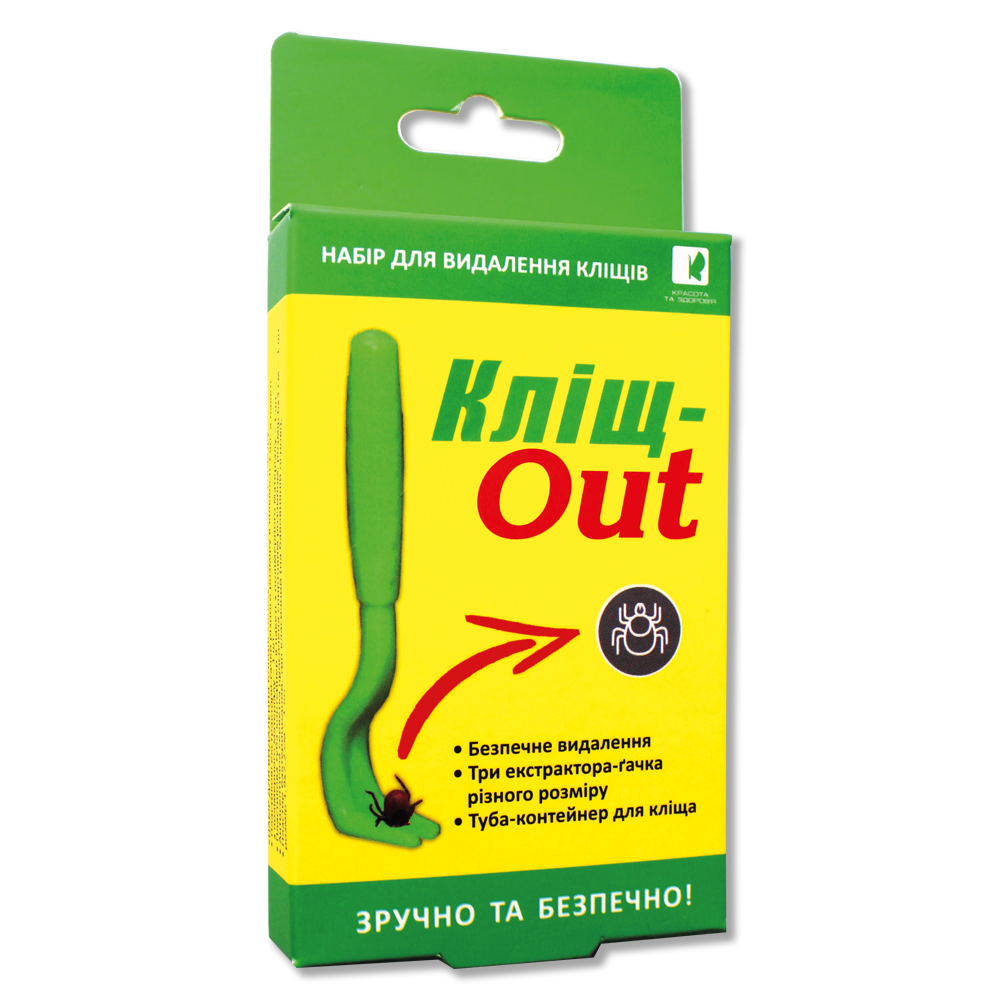 

Клещ-out, набор для удаления клещей