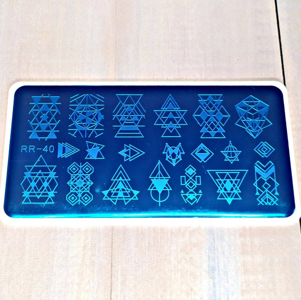 

Пластина для стемпинга RR-40 на пластиковой основе