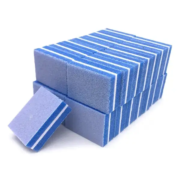 

Баф мини для ногтей 100/180, синий, 50 шт