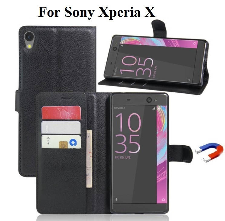 

Чехол книжка Wallet для Sony Xperia X (F5122) (F5121), Черный