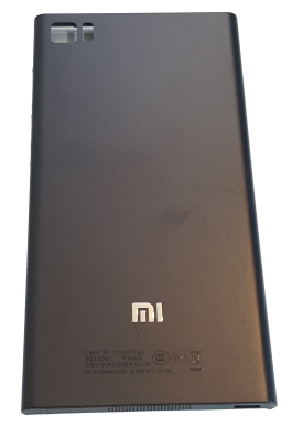 

Батарейная крышка для Xiaomi Mi3 Black, Черный