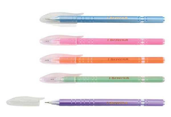 

Ручка масляна 1Вересня Flower Pearl Coated синя 0,5мм (30)