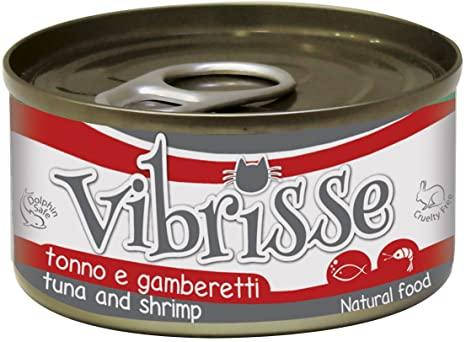 

Vibrisse консервы для кошек 140г (тунец и креветки)