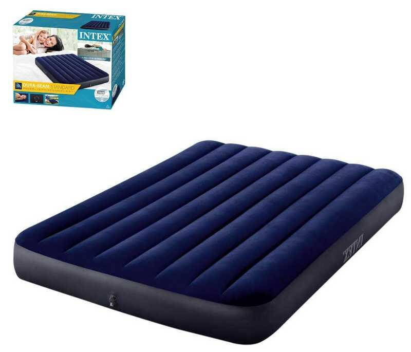

Intex Надувной матрас 64758 (3) полуторный, 137х191х25 см, в коробке