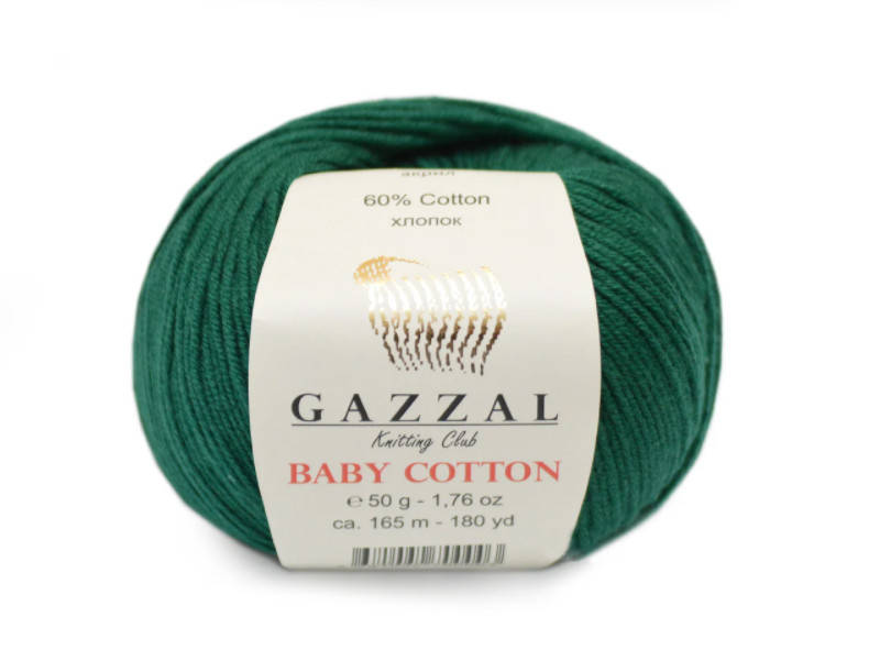 

Gazzal Baby Cotton, Изумруд №3467