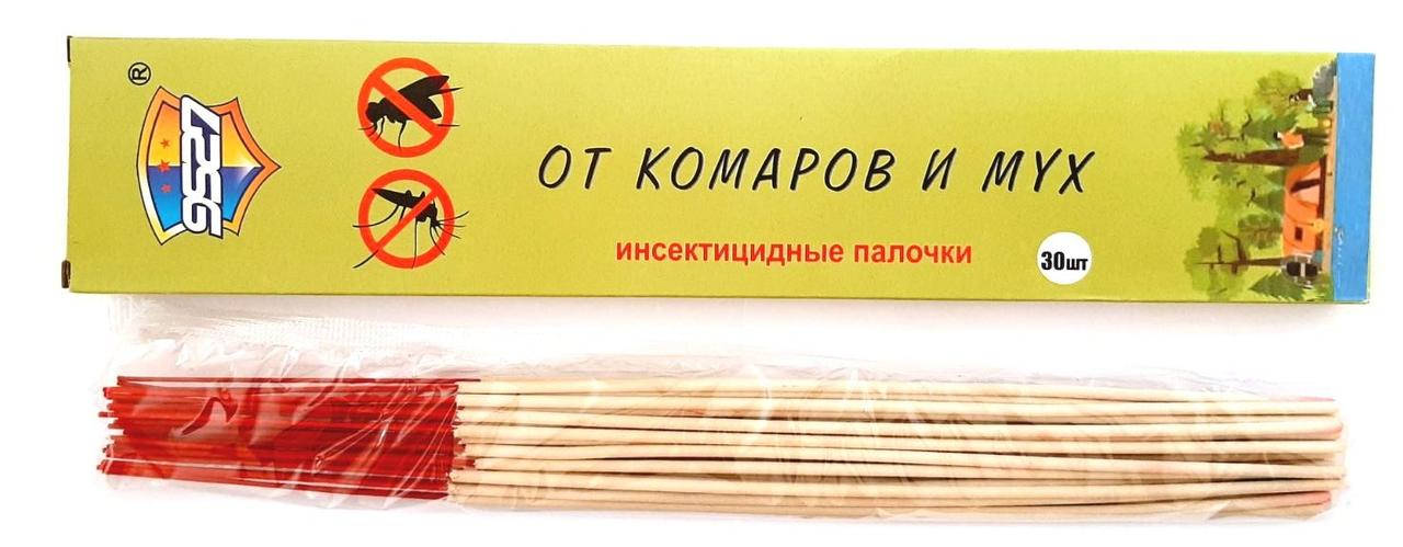 

Инсектицидные палочки от мух и комаров, 30шт Ø 2,5мм
