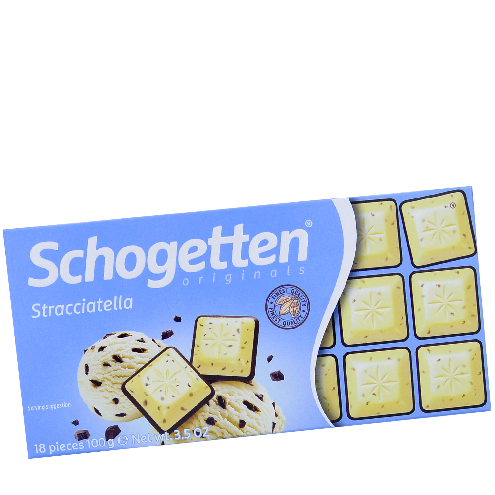 

Шоколад Schogetten Stracciatella (Пломбир) 100г (1уп/15шт)