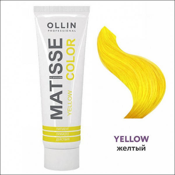 

Пигмент Прямого Действия OLLIN Matisse Color Желтый, 100 Мл
