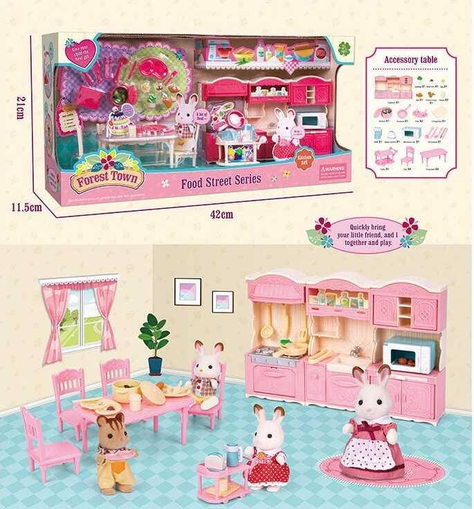 

Детская кухонная мебель Happy Family (15118)