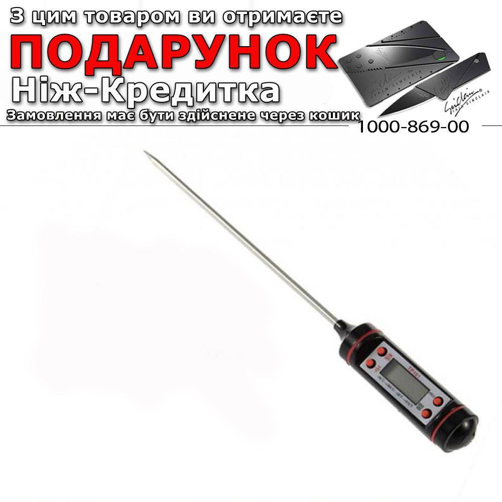 

Термометр TP-101 кулинарный электронный Черный