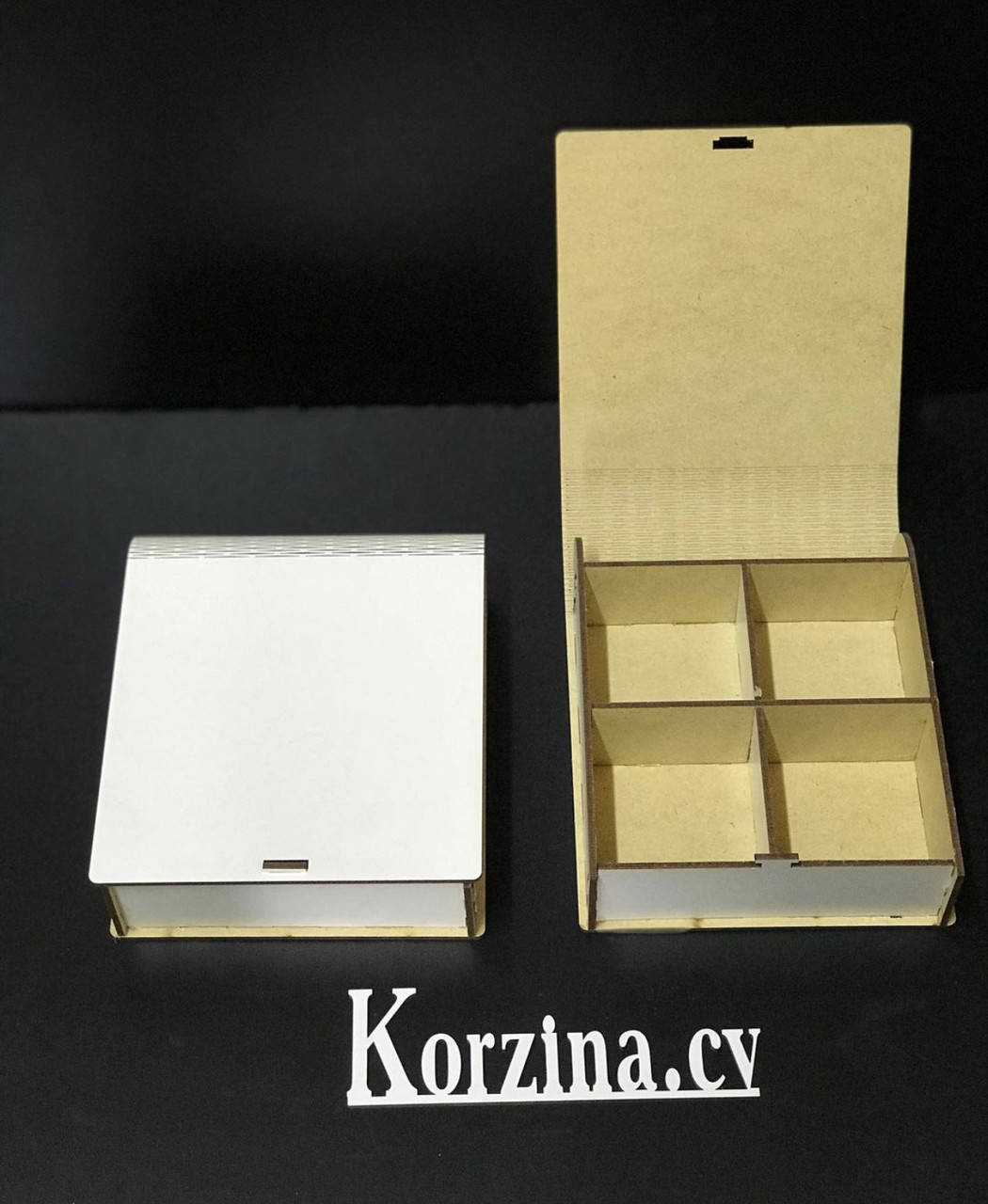 

Деревянная Подарочная коробка в форме книги, Белый