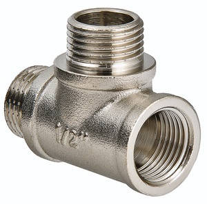 

Резьбовой тройник с двумя переходами на наружную резьбу Valtec 1/2