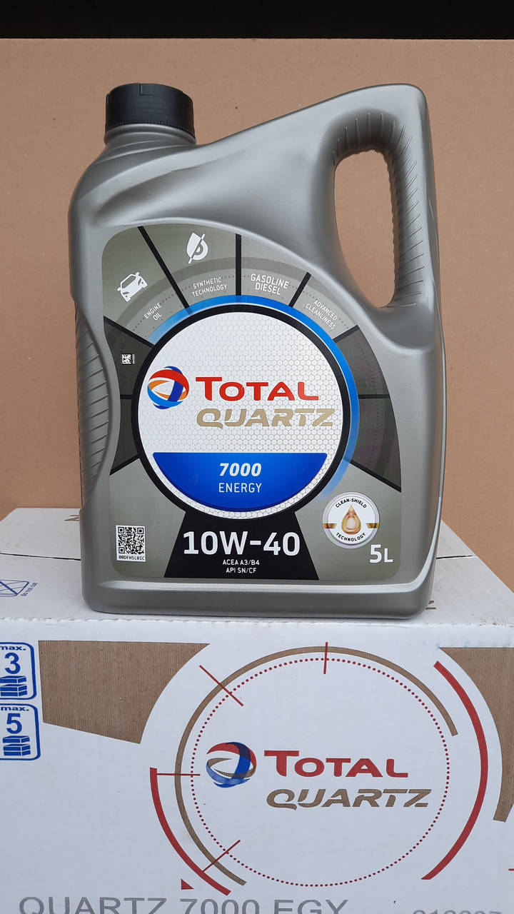 

Масло моторное полусинтетическое Total Тотал Quartz 7000 Energy 10W-40 (5 литров).