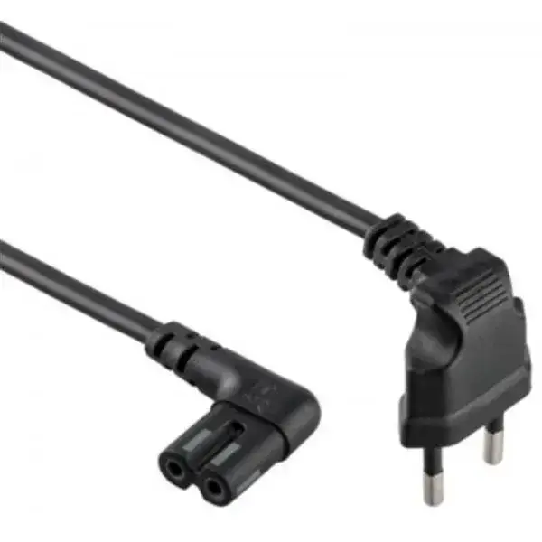 

Кабель питания Cablexpert (PC-184L) CEE7/16-C7, угловой, 1 м, черный