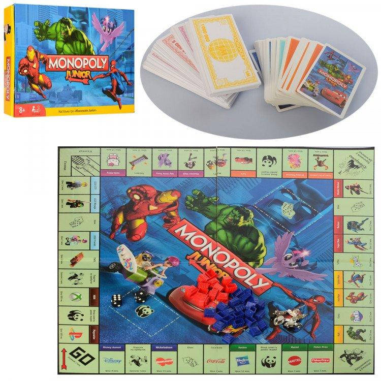 

Настольная игра METR+ "Монополия", игровое поле, фишки, кубики, M3802