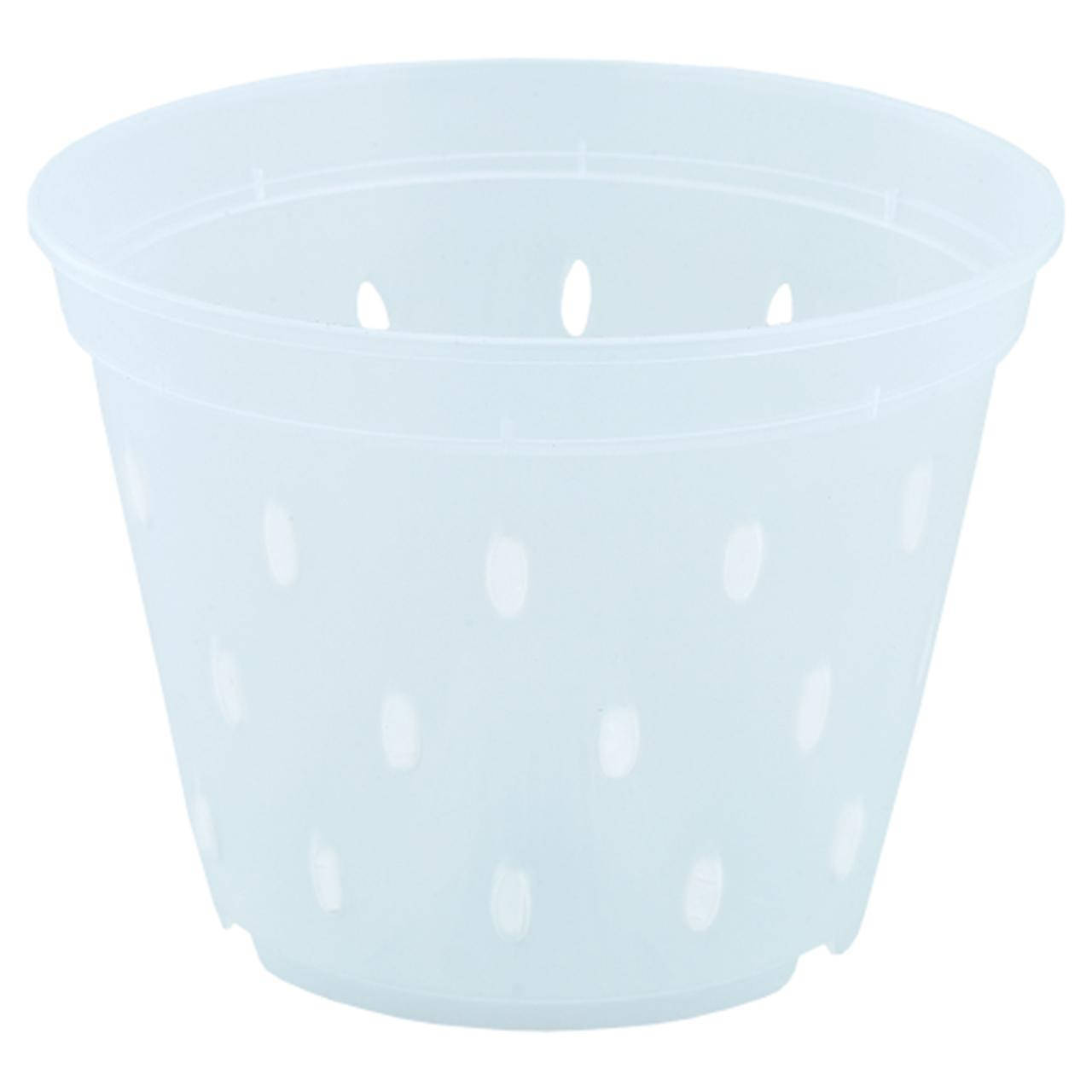 

Вазон дренажный для орхидей с боковым отверстием 11х8 см 0.55 л прозрачный Алеана