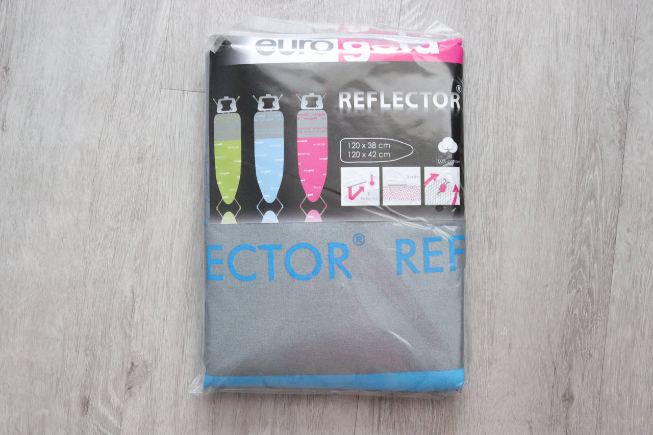 

Чехол на гладильную доску Reflector, ТМ Евроголд, 120*38 см, Голубой