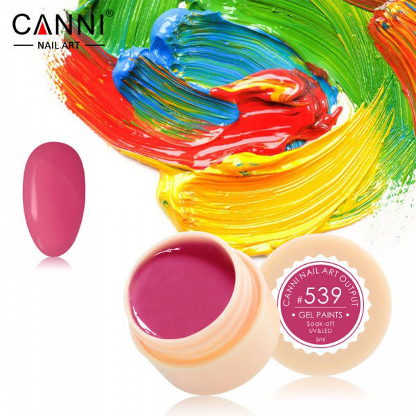 

Гель-краска CANNI 539 пурпурно-красная