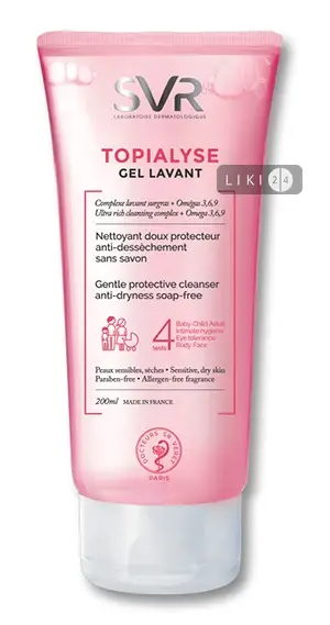 

Очищающий гель SVR Topialyse для сухой и чувствительной кожи 200 мл