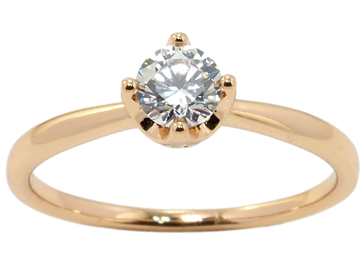

Кольцо Xuping Позолота 18K "Фианит" р.19