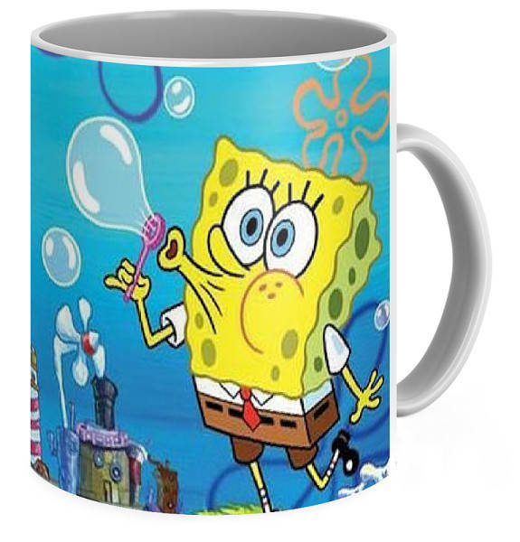 

Кружка GeekLand SpongeBob SquarePants Губка Боб Квадратные Штаны пузырь SB 02.03, Белый