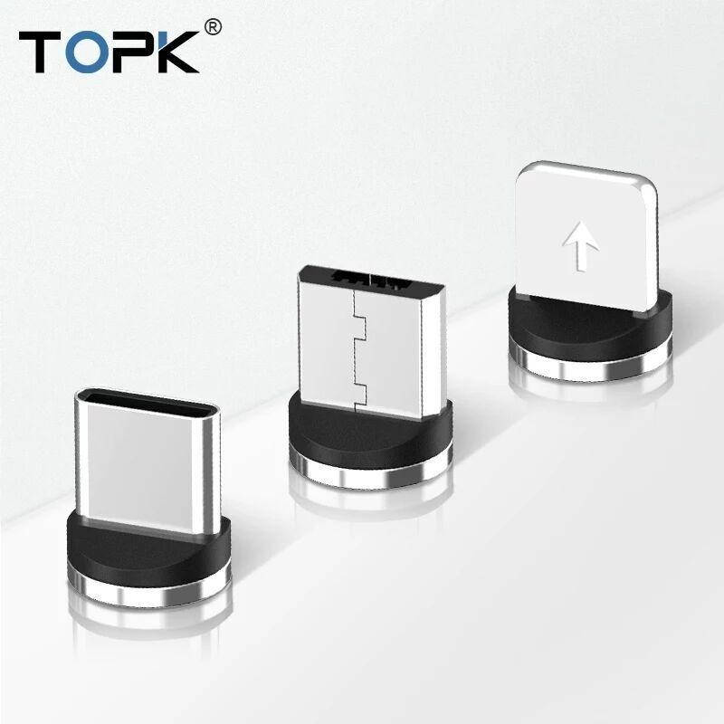 

Коннектор для магнитного кабеля Topk заглушки конектор наконечник Android