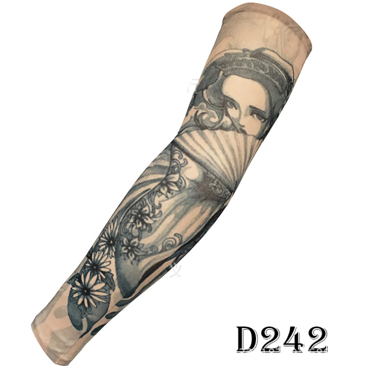 

Рукав чулок нарукавник вело / спортивный с татуировками тату на руки / ноги от солнца / «колхозного» загара D242