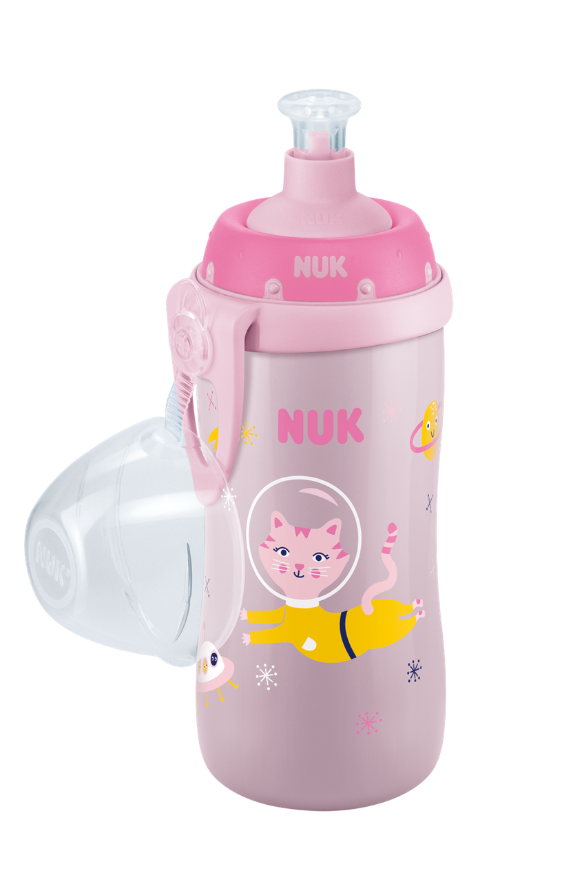

Поильник JUNIOR CUP 36+ 300 мл NUK девочка, Розовый