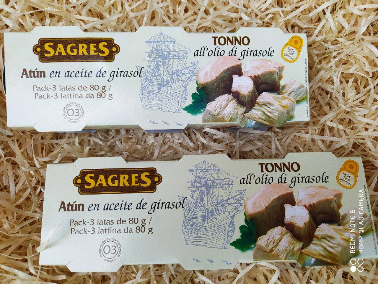

Тунець у олії Sagres