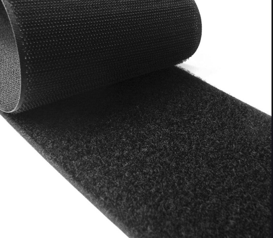 

Липучка текстильная 10см/25м (черная), Черный