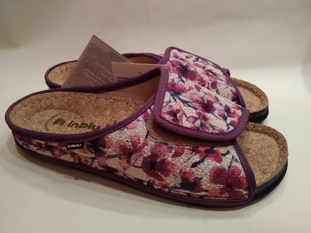 

Тапочки женские ортопедические на липучке Inblu