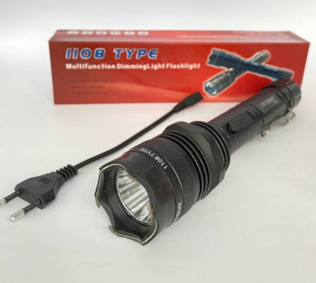 

Мощный фонарик аккумуляторный Титан, Черный