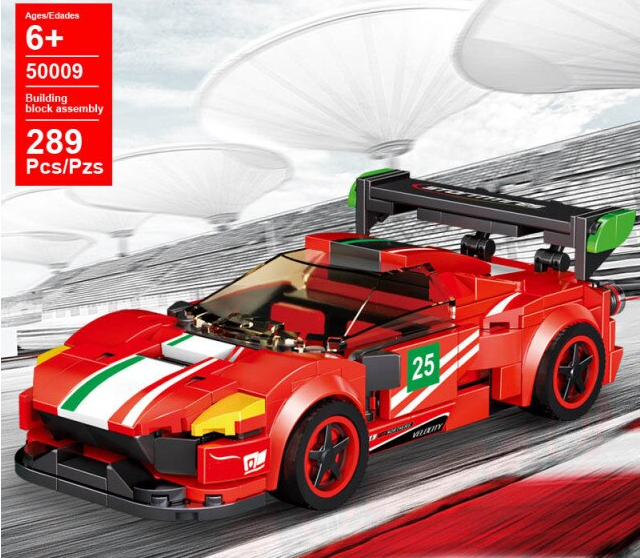 

Конструктор для мальчиков "Гоночный автомобиль", конструктор машина, 236 деталей, в коробке, красный