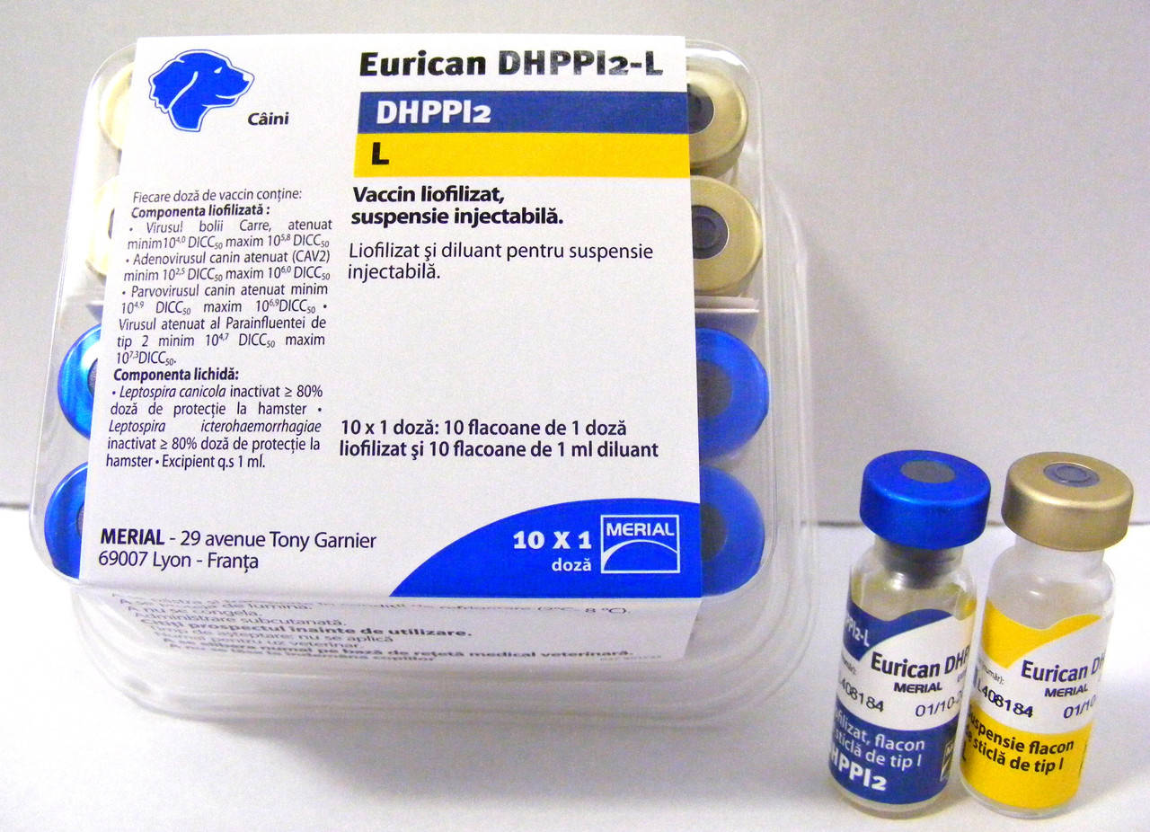 

Merial Eurican DHPPI2+L вакцина для собак (1 доза) (срок 06/22)